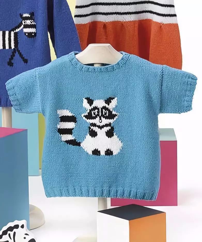 超实用的图案配色儿童毛衣