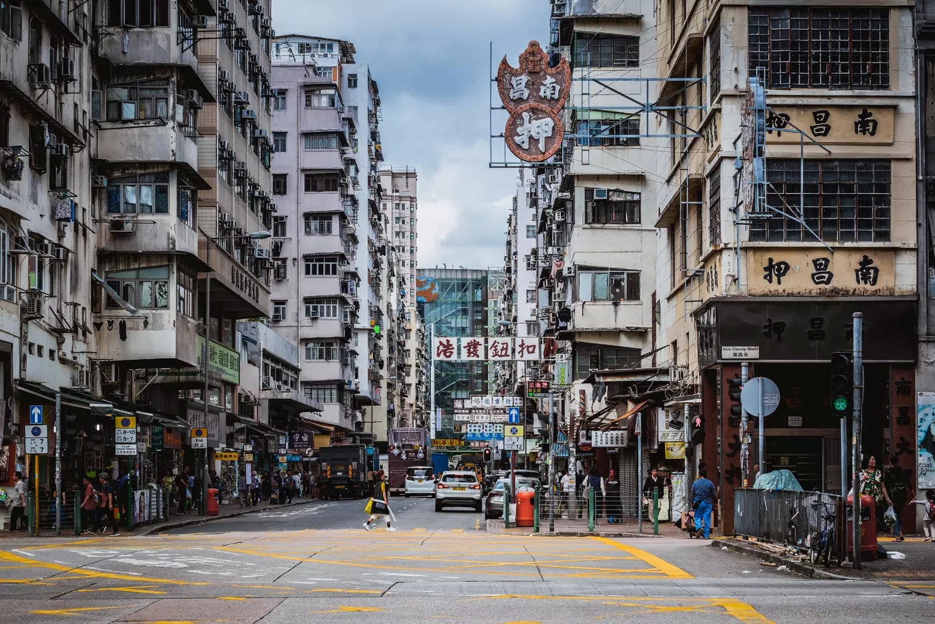 深水埗石硖尾街图片