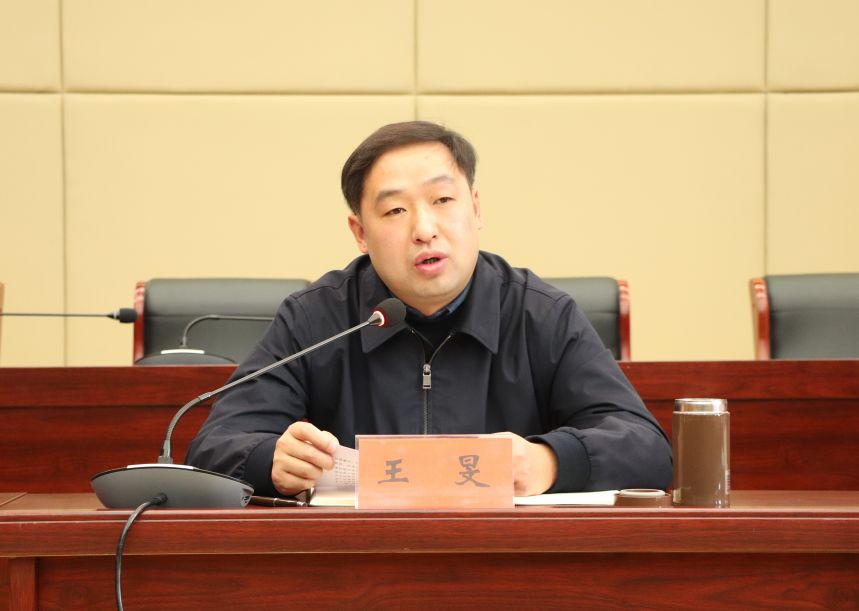 肥西县委常委,宣传部长王旻出席会议并讲话.
