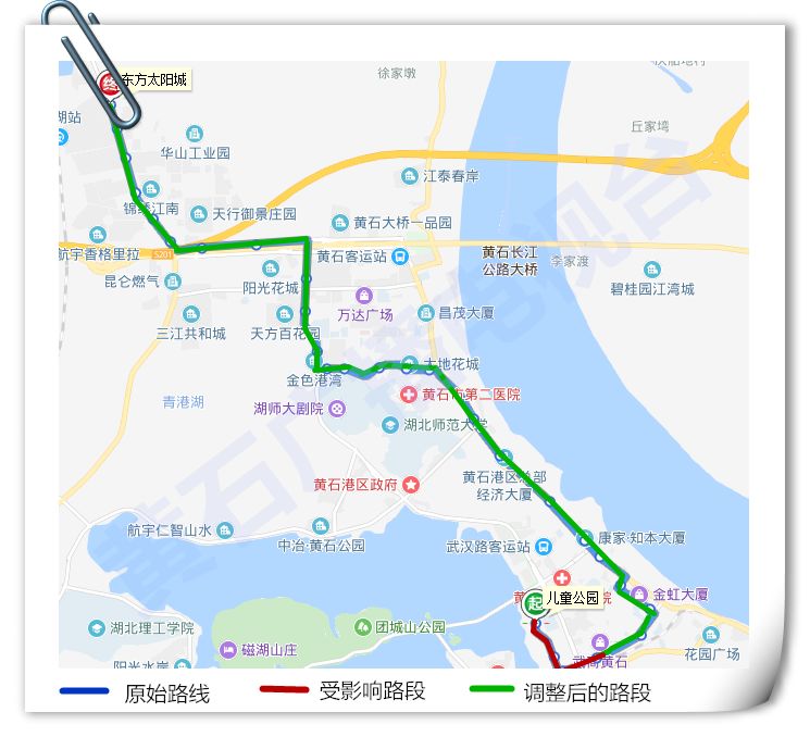 黄石42路车路线图图片