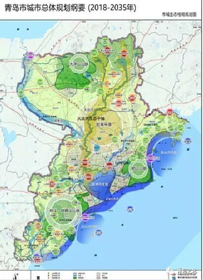《青岛市2050远景发展战略》中提到胶州这样说……
