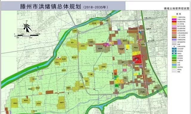 滕州洪绪镇道路规划图片
