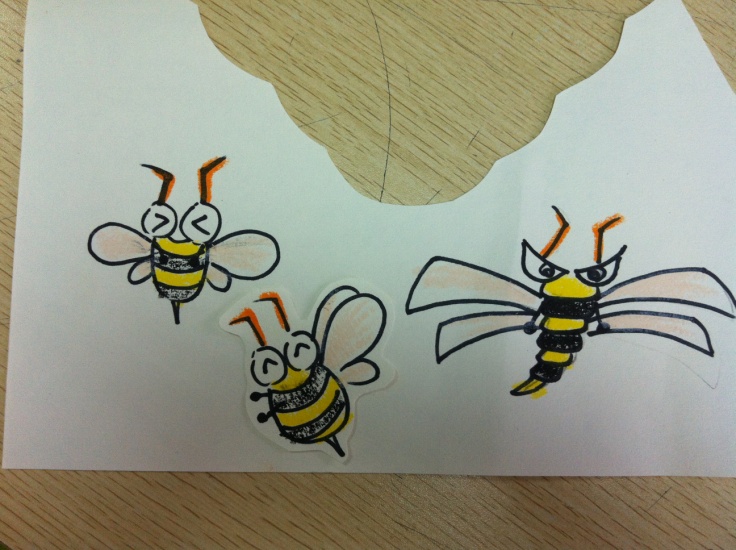 少儿创意美术课题《 蜂巢保卫战》,蜂蜜都要流出来啦!