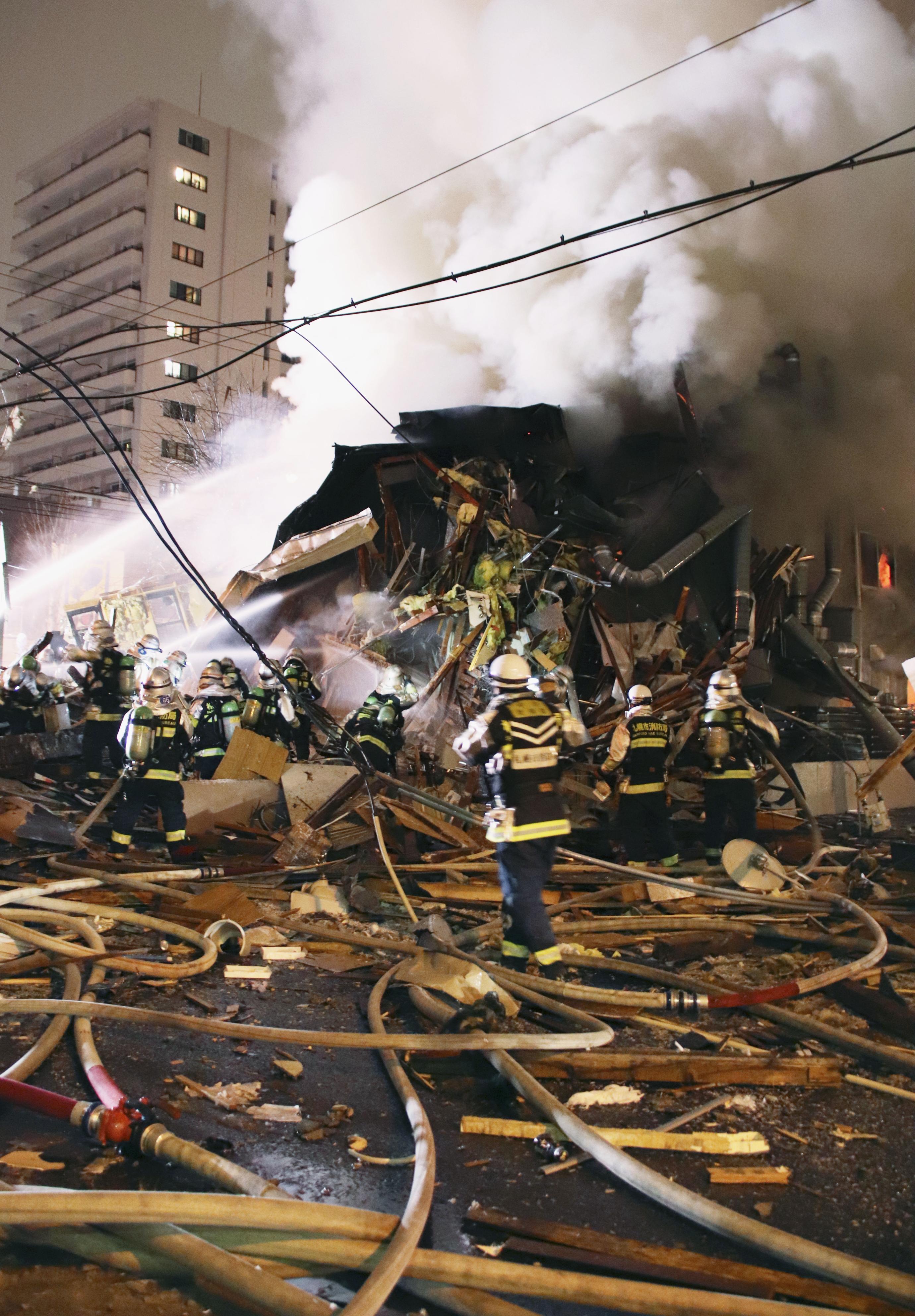 日本札幌一居酒屋发生爆炸至少40人受伤