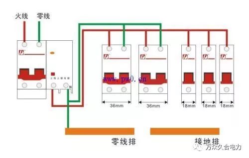 农村总闸直接接线图图片