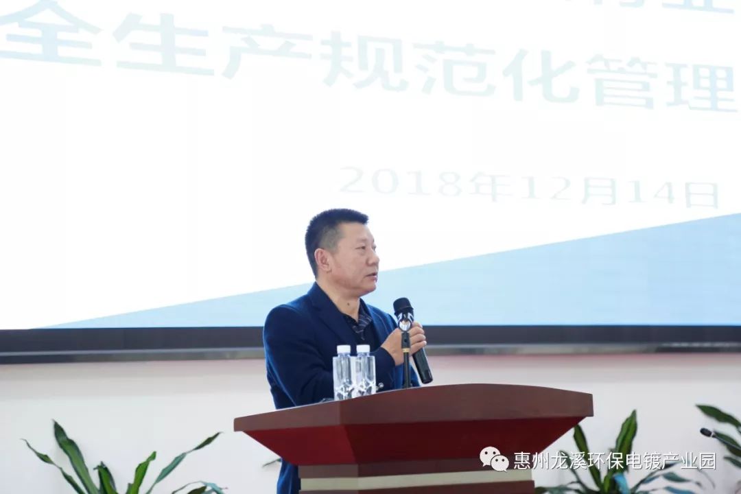 惠州市安监局副局长李正程作会议总结