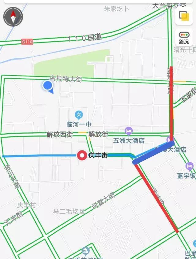 临河火车站地图图片