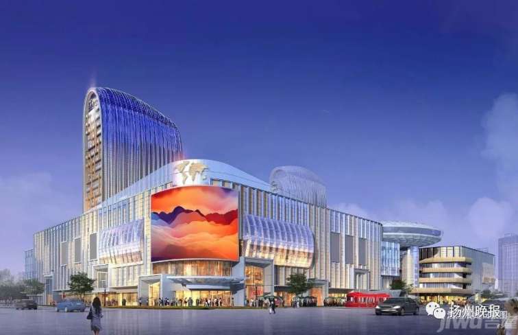 12月23日扬州五彩世界生活广场盛大开幕扬州首个大型轻奢购物中心来