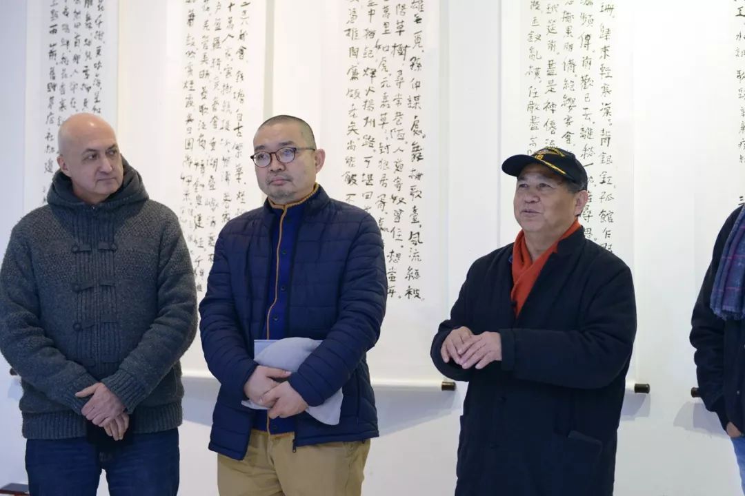 三生三息刘宏卫书法展在北京一木美术馆开幕