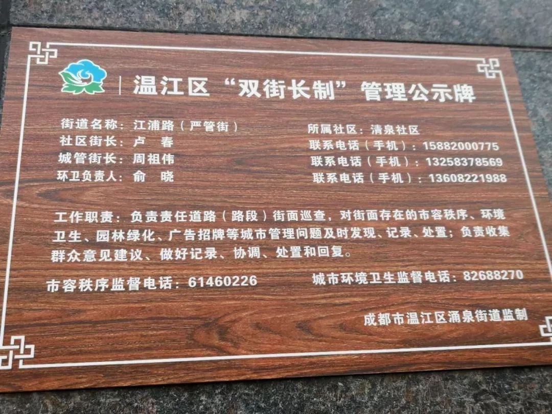 成都城市管理当双街长制遇上网格化管理