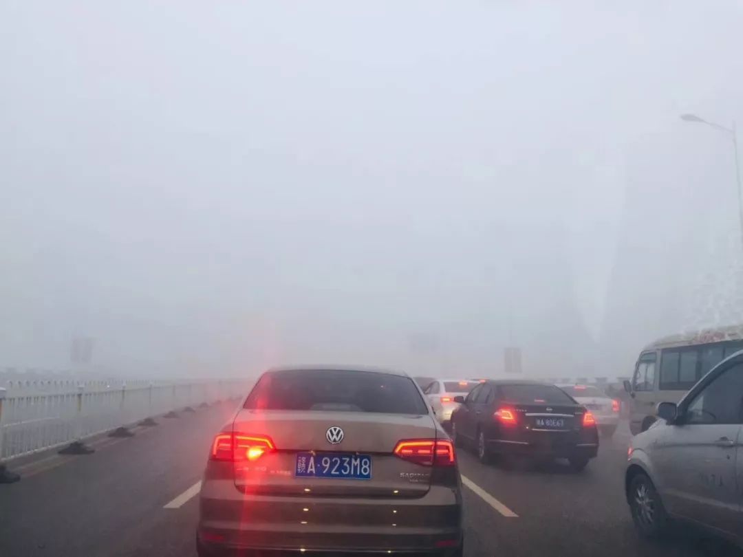 高速封路城市拥堵航班延误大雾来了出行还得听我的