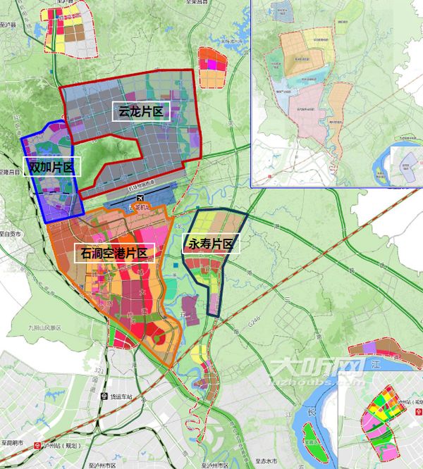 泸州2030年规划图图片