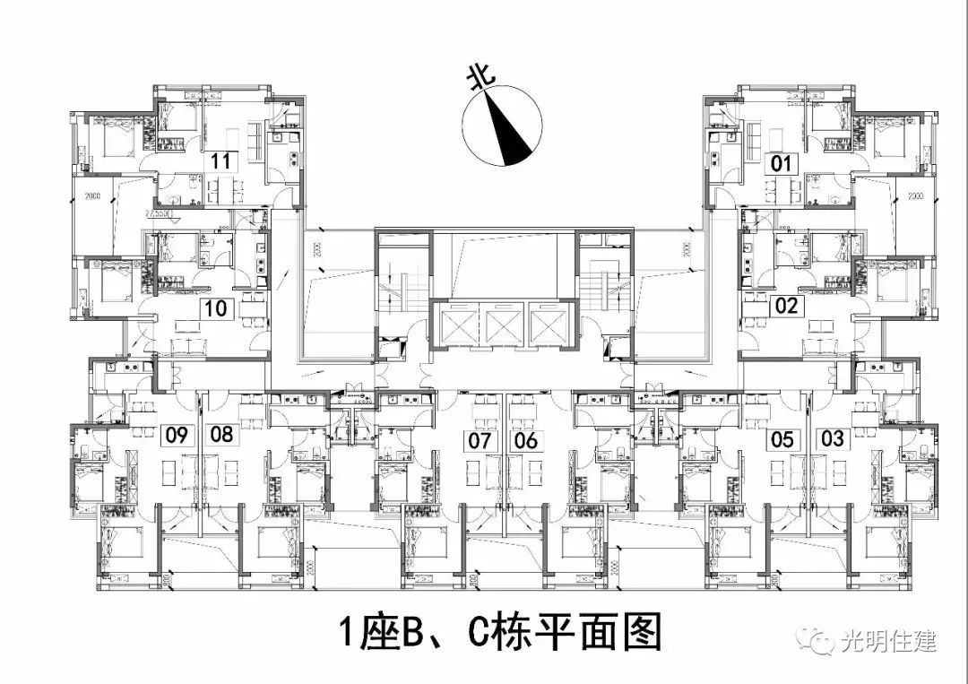 户型平面图了解一下本次推出宏发天汇城一期681套公共租赁住房