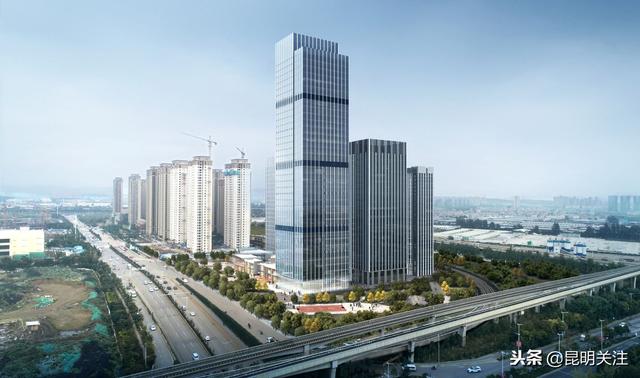 云南万科首个商业综合体亮相,5幢超高层办公塔楼