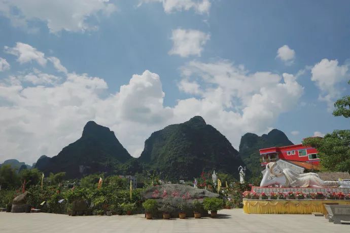 都安安福寺的山水祥云