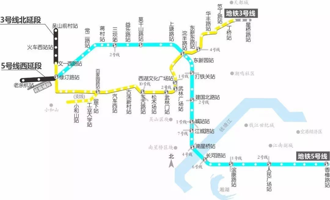 恭喜瓶窑人杭州地铁三期北延至西站新城片区瓶窑也有地铁了