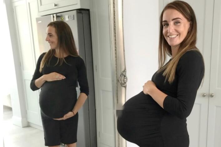 三胞胎孕肚怀孕图片
