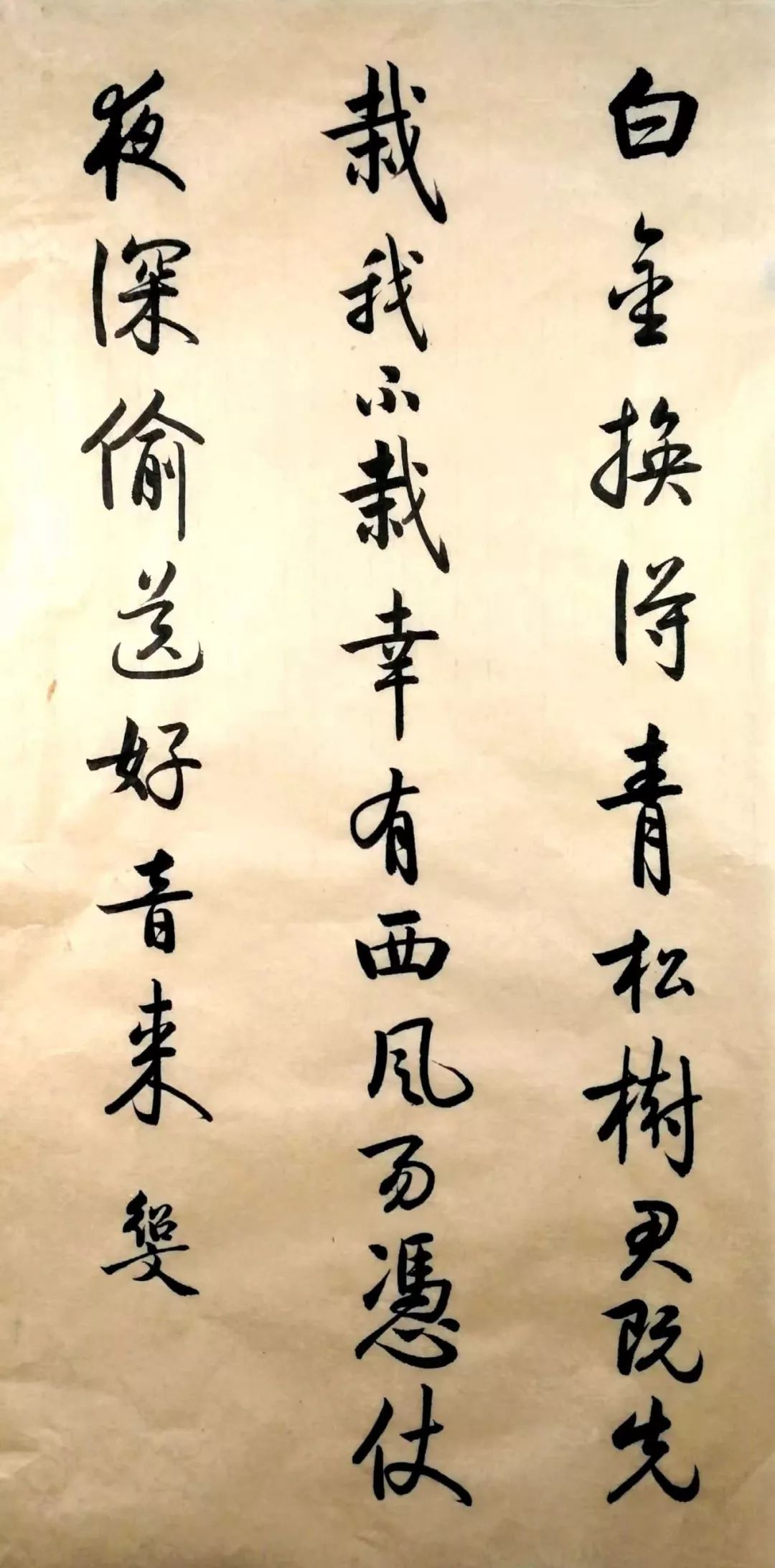 幸有西风易凭仗,夜深偷送好声来.白金换得青松树,君既先栽我不栽.