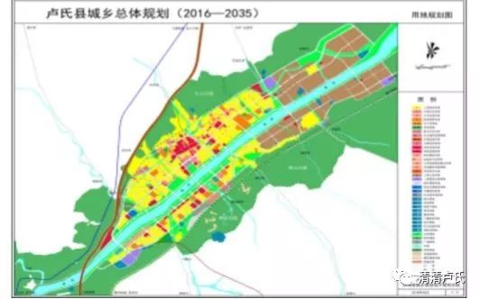 卢氏县城规划图图片
