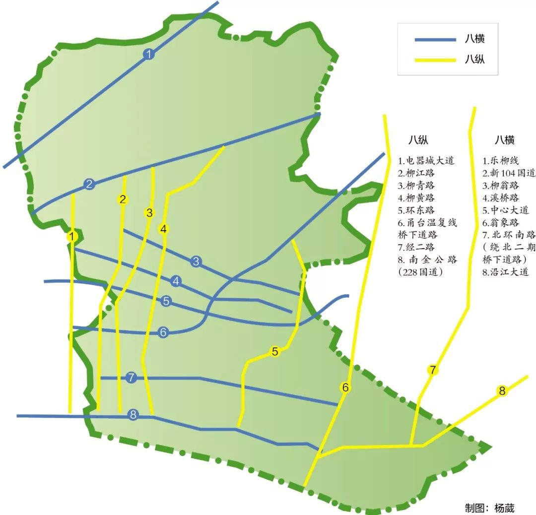 电器城大道,甬台温复线桥下道路……柳市八纵八横路网成型!