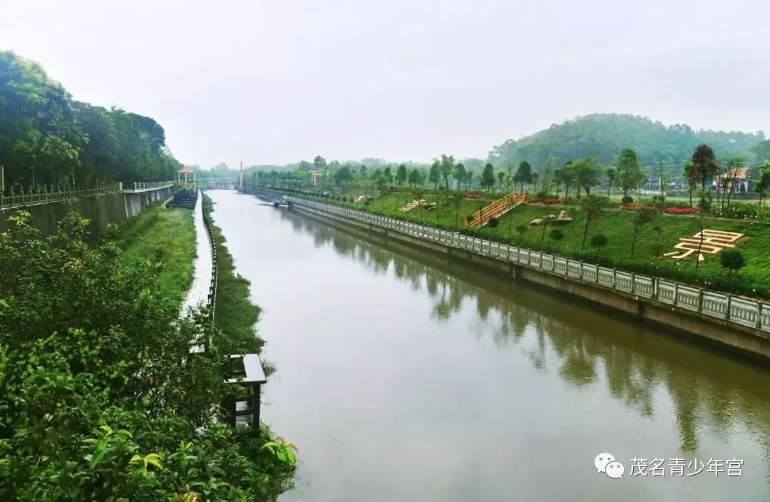 河水清岸綠治理後的南塘變成鄉村美景泗水河桂山段低山陂令龍記河美不