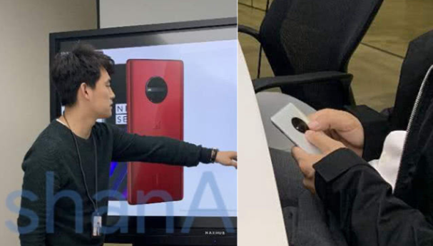 刘作虎手持一加7原型照曝光：类Lumia的超大圆形相机