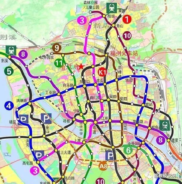 福州地铁8号线线路图片