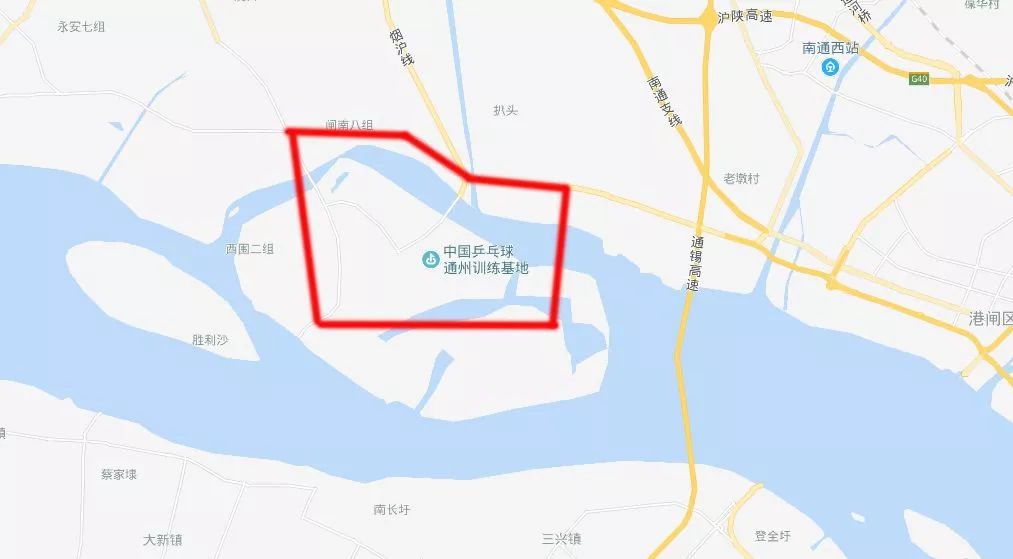 南通开沙岛地图图片