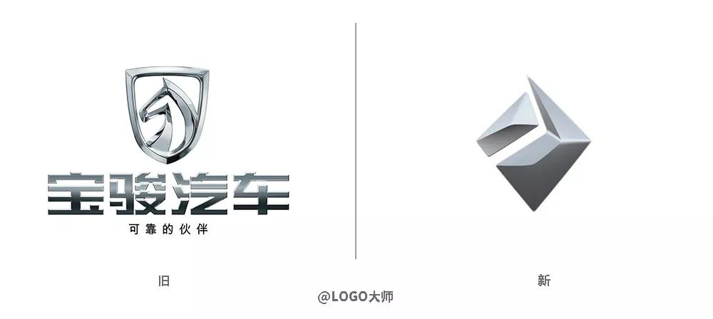 寶駿換logo了驢頭變馬頭