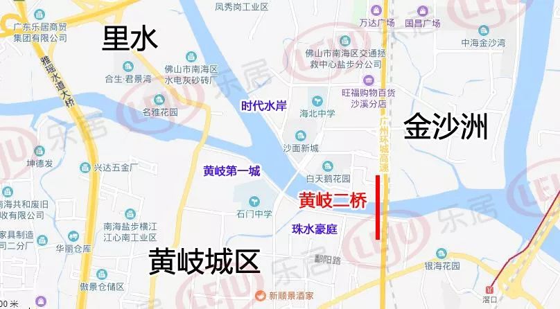 三水跨江大橋(三水三橋)的建設符合城市規劃,已納入塘西三期南延線