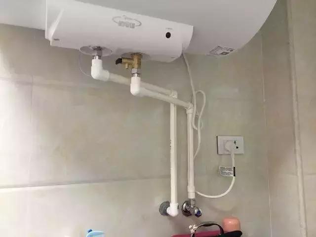 明装电热水器管连接图图片