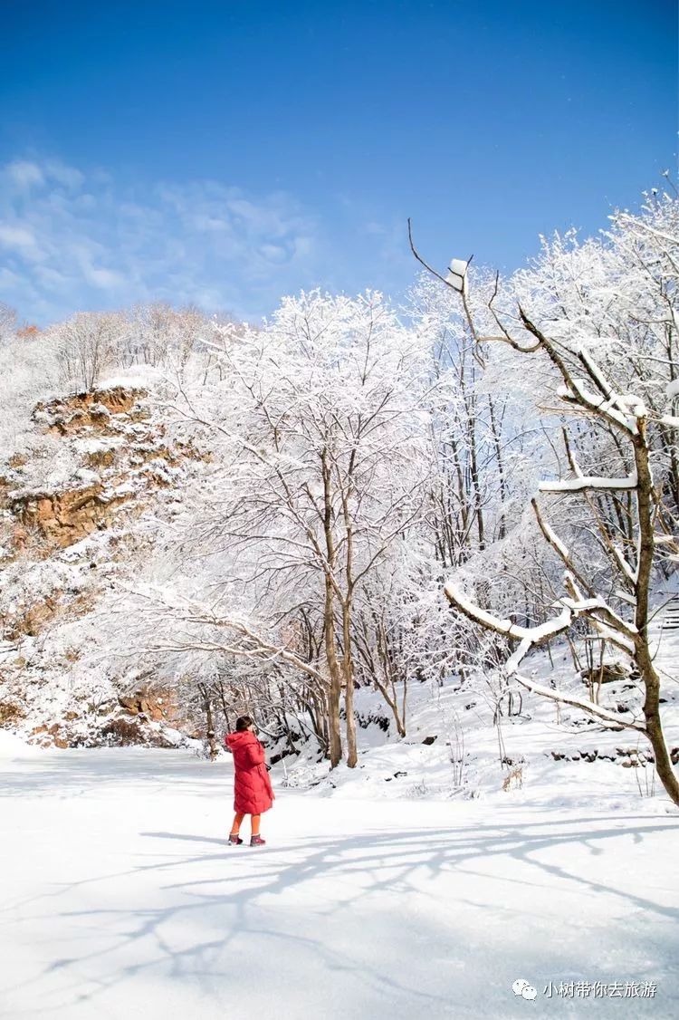 桃花源拍攝場地 打雪仗 玉龍溪景區免費《林海雪原》穿越徒步特別說明