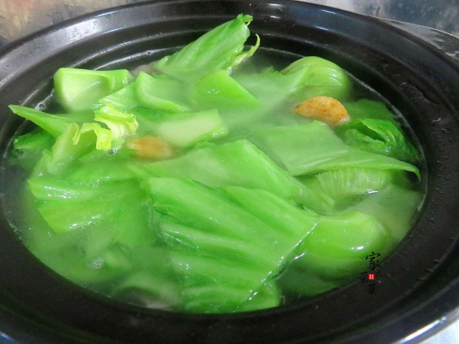 广东媳妇教你芥菜排骨汤好吃的广式做法清甜可口简单易学