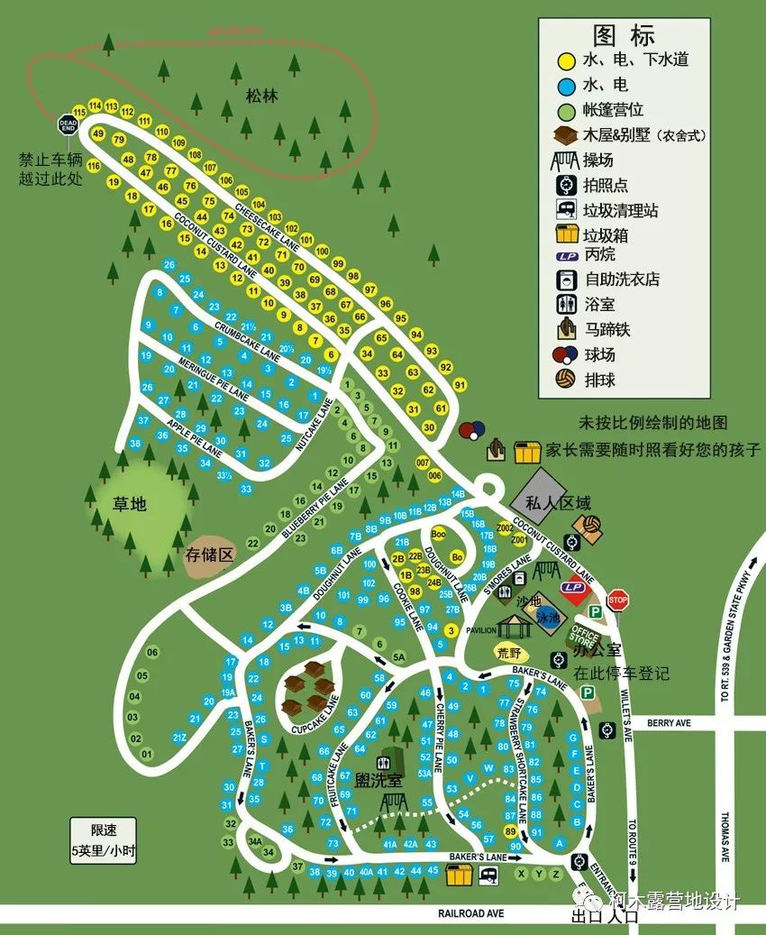 露营谷地图图片