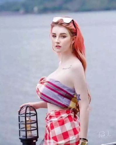 泰国爱尔兰的混血模特jessie vard,坠入人间的天使