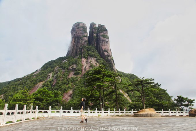 九嶷山國家森林公園 當站在三分石腳下,才能理解