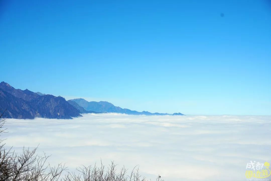 實測成都邊上小眾耍雪地,卻撞見最美雲海!這個地方怕是要火!