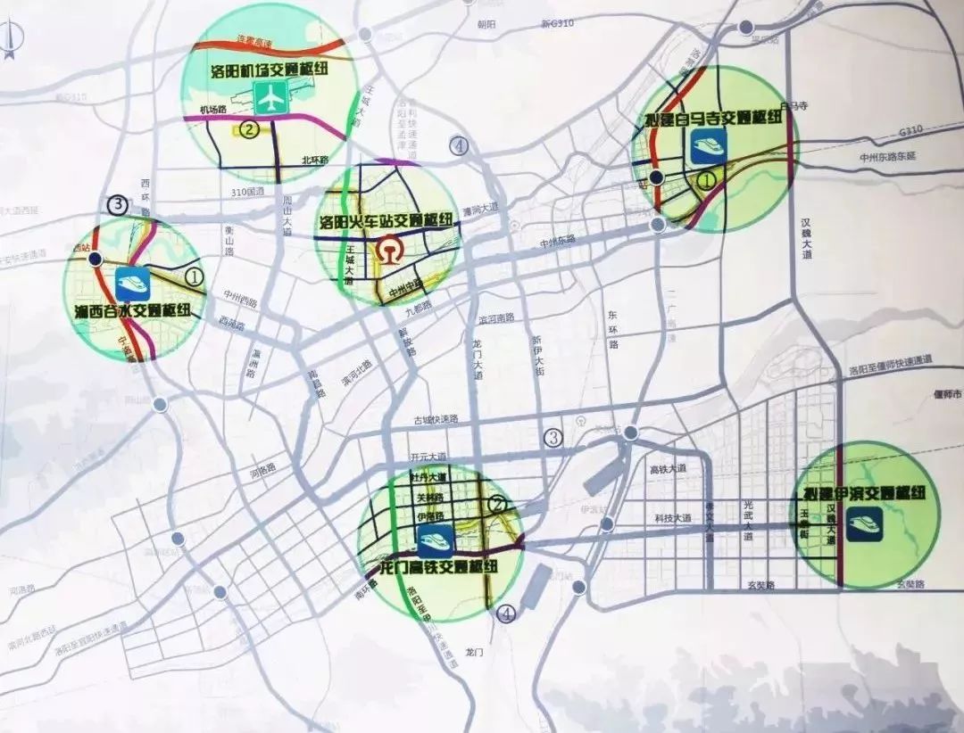 樞紐洛陽機場綜合交通樞紐澗西谷水綜合交通樞紐高速路網越織越密國內