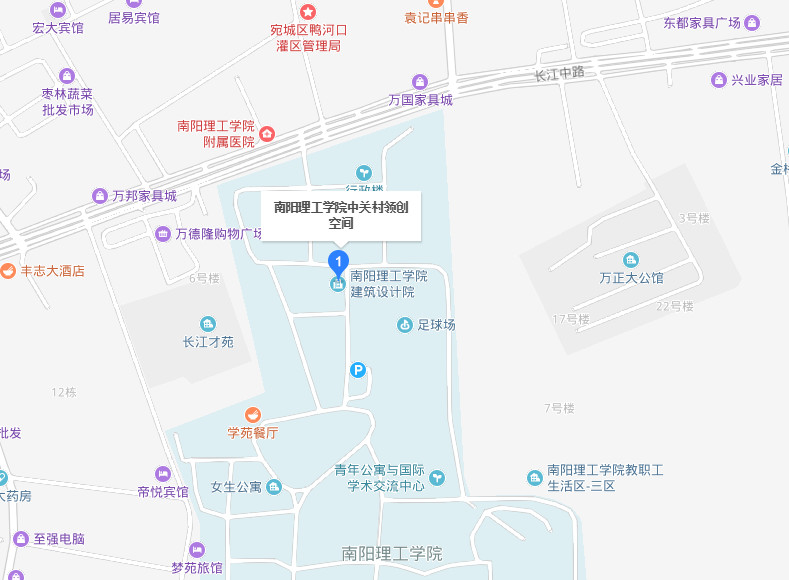 南阳理工学院内部地图图片