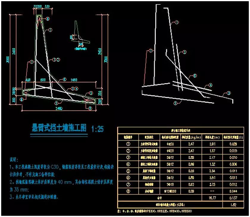 geo5plot出圖軟件懸臂式擋土牆簡介