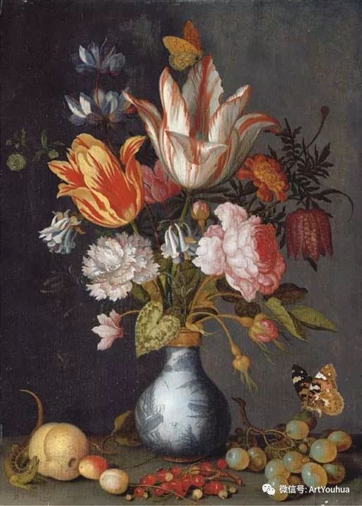 静物花卉油画欣赏 荷兰画家balthasar van der ast