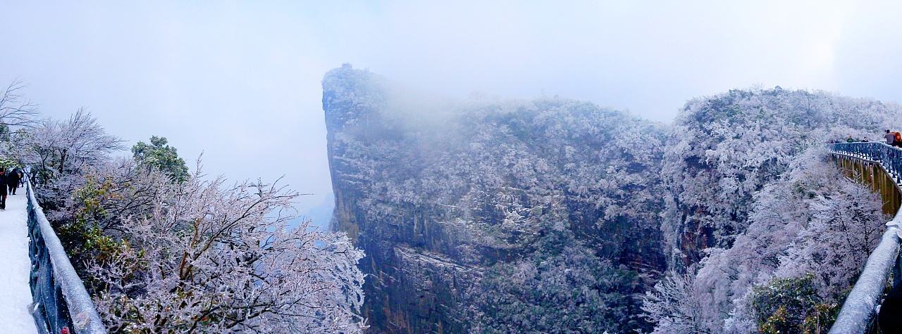 張家界雪景_天門