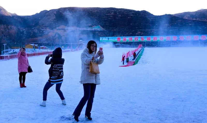 孝义曹溪河滑雪场图片