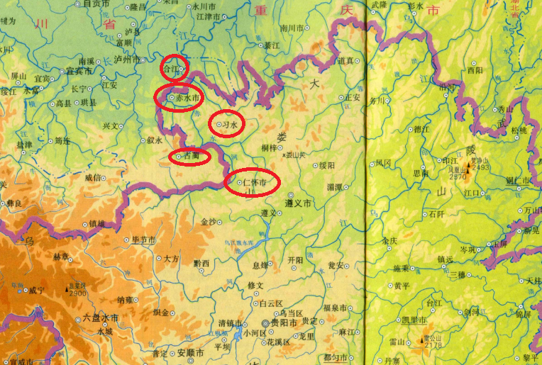 赤水地理位置图片