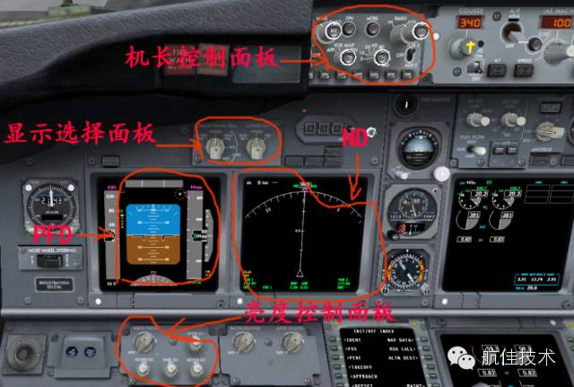 图文教程波音737飞机电子飞行仪表系统