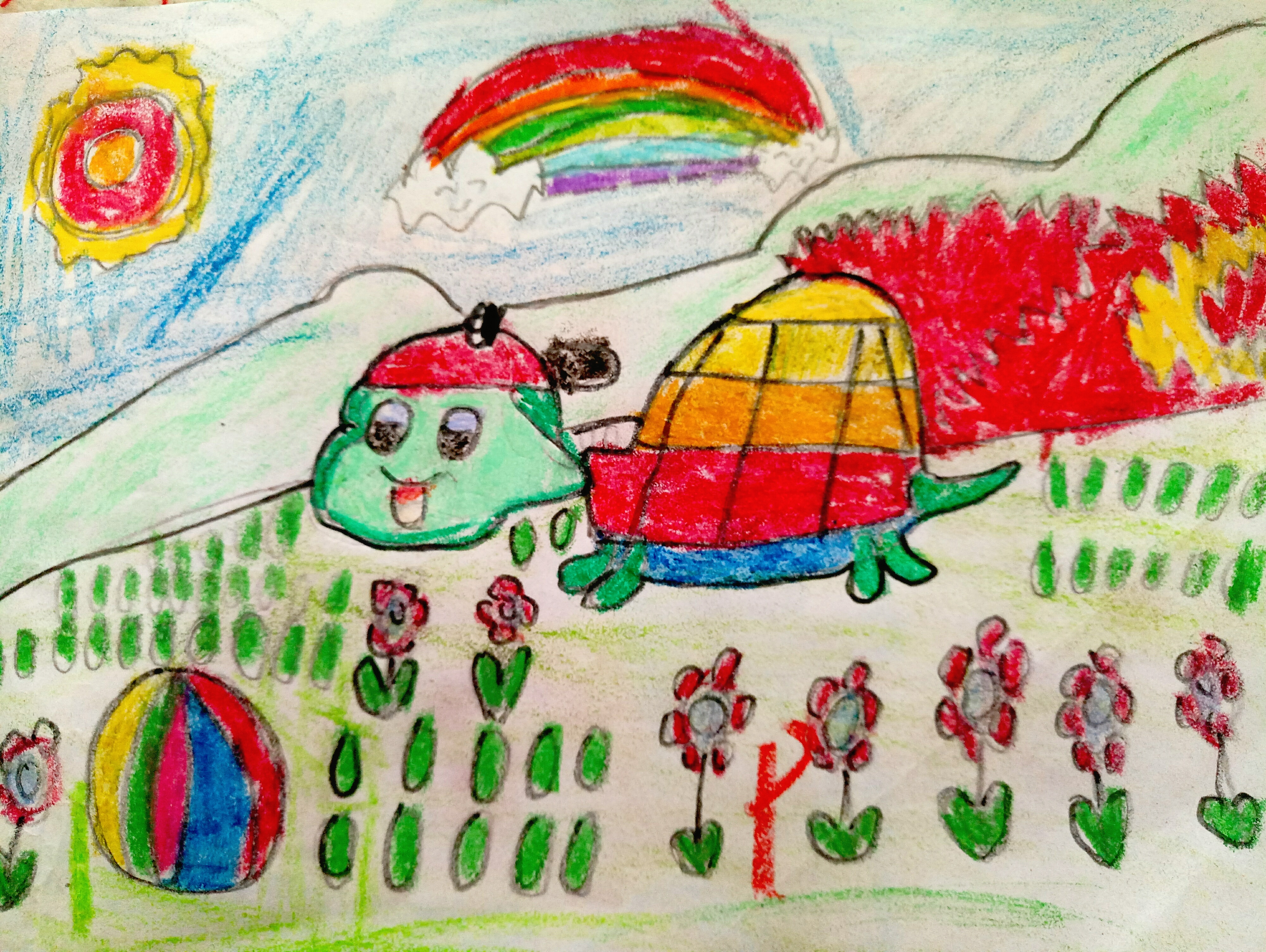 【墨竹原创】鹿楼小学一年级小朋友们的绘画作品
