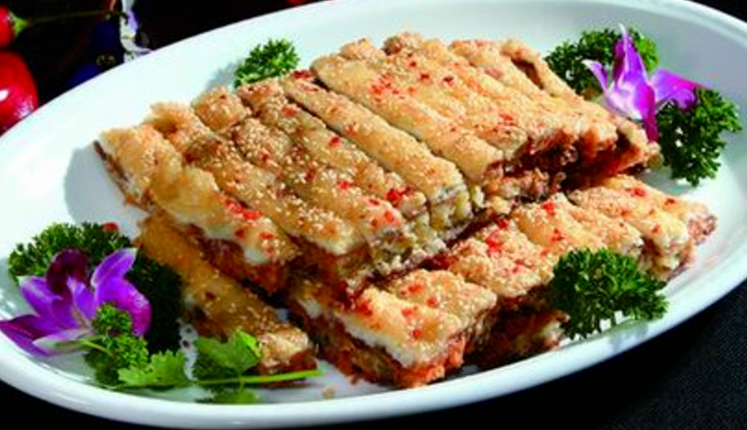 湖南传统名菜"麻仁酥鸭"集松泡,酥脆,软嫩,鲜香于一体