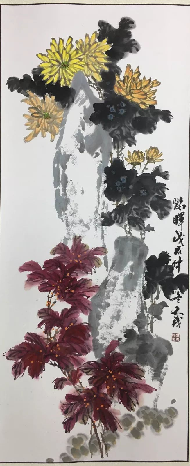 张帆婷张锦丽张重渝赵正义周兴龙桂林画院参展画家作品欣赏疏林幽釉图