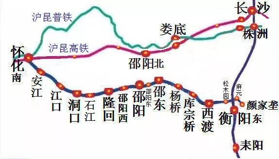 衡邵怀铁路最新线路图图片