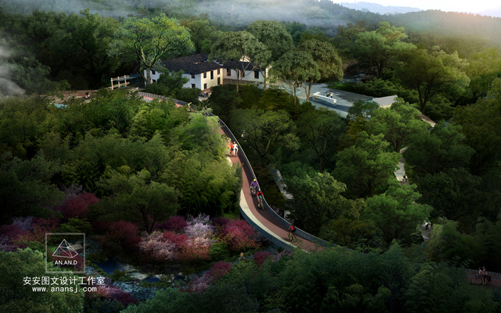生态公园项目案例环山绿道生态休闲城市景观设计